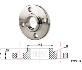 Mặt Bích EN 1092-1 TYPE 12 - SO (SLIP ON)