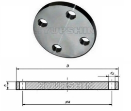 Mặt Bích EN 1092-1 - TYPE 5 -BLIND (Mù)