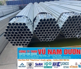 ỐNG THÉP MẠ KẼM NHÚNG NÓNG - BS EN 10255:2004
